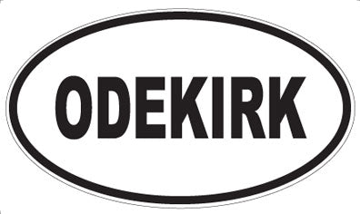 ODEKIRK - Oval Magnet