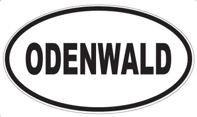 ODENWALD - Oval Sticker