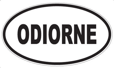 ODIORNE - Oval Magnet