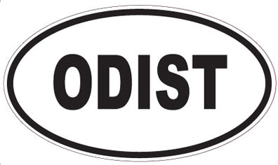 ODIST - Oval Sticker