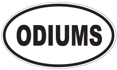 ODIUMS - Oval Sticker