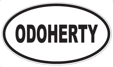 ODOHERTY - Oval Sticker