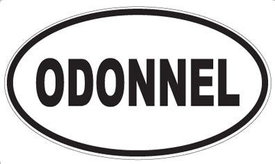 ODONNEL - Oval Magnet