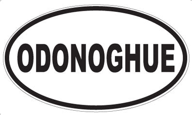 ODONOGHUE - Oval Magnet