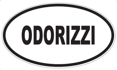 ODORIZZI - Oval Magnet