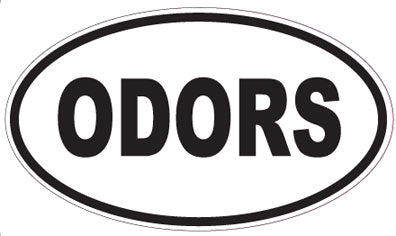 ODORS - Oval Sticker