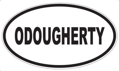 ODOUGHERTY - Oval Magnet