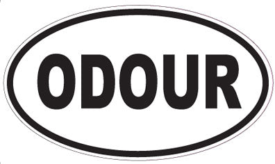 ODOUR - Oval Sticker