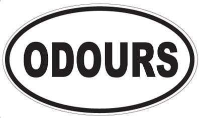 ODOURS - Oval Sticker