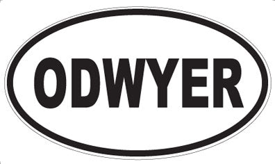 ODWYER - Oval Sticker
