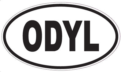 ODYL - Oval Sticker