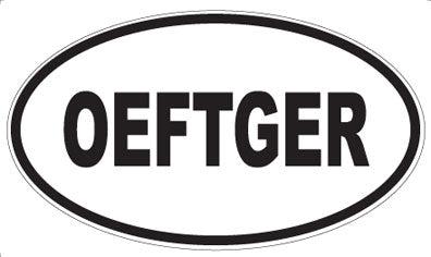 OEFTGER - Oval Magnet