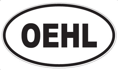 OEHL - Oval Sticker