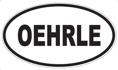 OEHRLE - Oval Magnet