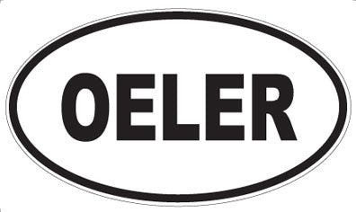 OELER - Oval Magnet