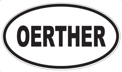 OERTHER - Oval Magnet