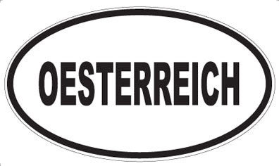OESTERREICH - Oval Sticker