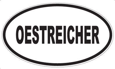 OESTREICHER - Oval Sticker