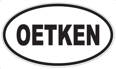 OETKEN - Oval Magnet