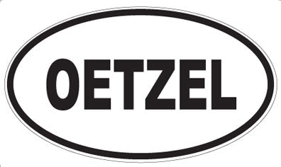 OETZEL - Oval Magnet