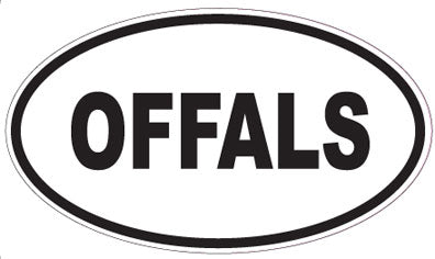 OFFALS - Oval Sticker