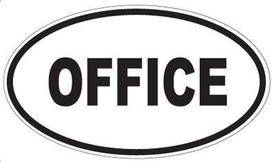OFFICE - Oval Sticker