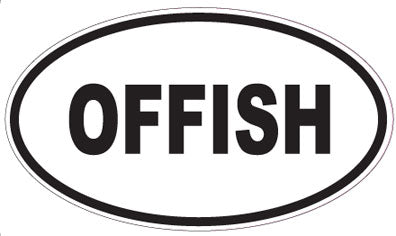 OFFISH - Oval Sticker