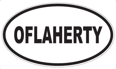 OFLAHERTY - Oval Sticker