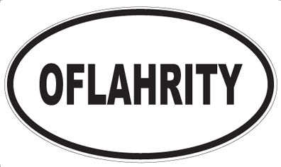 OFLAHRITY - Oval Magnet