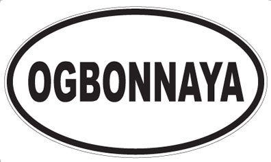 OGBONNAYA - Oval Magnet