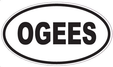 OGEES - Oval Sticker