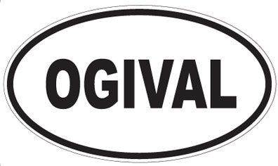 OGIVAL - Oval Sticker