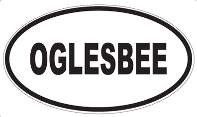 OGLESBEE - Oval Magnet