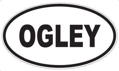 OGLEY - Oval Magnet