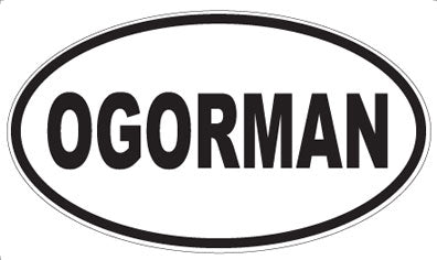 OGORMAN - Oval Magnet