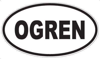 OGREN - Oval Magnet