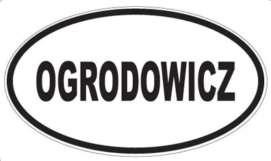 OGRODOWICZ - Oval Magnet