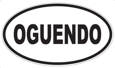 OGUENDO - Oval Magnet