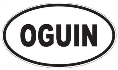 OGUIN - Oval Sticker