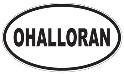 OHALLORAN - Oval Magnet