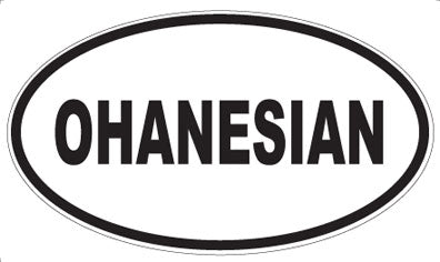 OHANESIAN - Oval Sticker