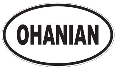 OHANIAN - Oval Sticker
