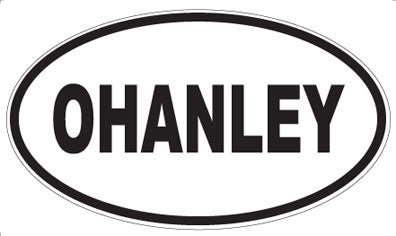 OHANLEY - Oval Sticker