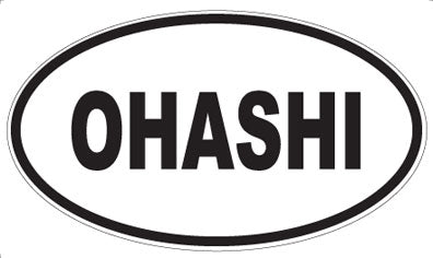 OHASHI - Oval Sticker