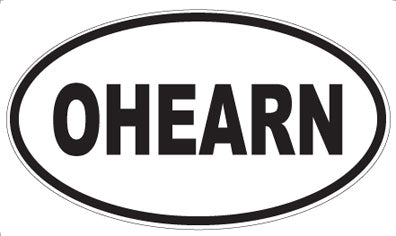 OHEARN - Oval Magnet