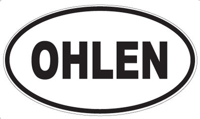 OHLEN - Oval Magnet