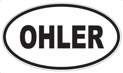 OHLER - Oval Magnet