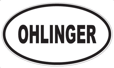 OHLINGER - Oval Magnet