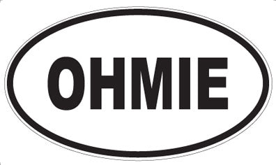 OHMIE - Oval Sticker