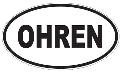 OHREN - Oval Magnet